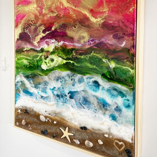 Rainbow Ocean Memorial Piece π