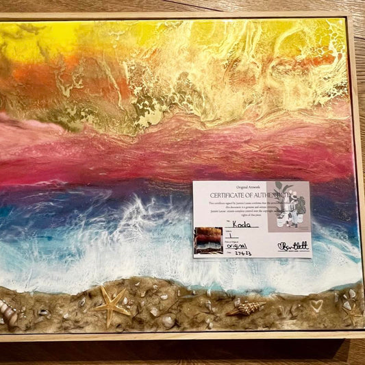 Rainbow Ocean Memorial Piece π