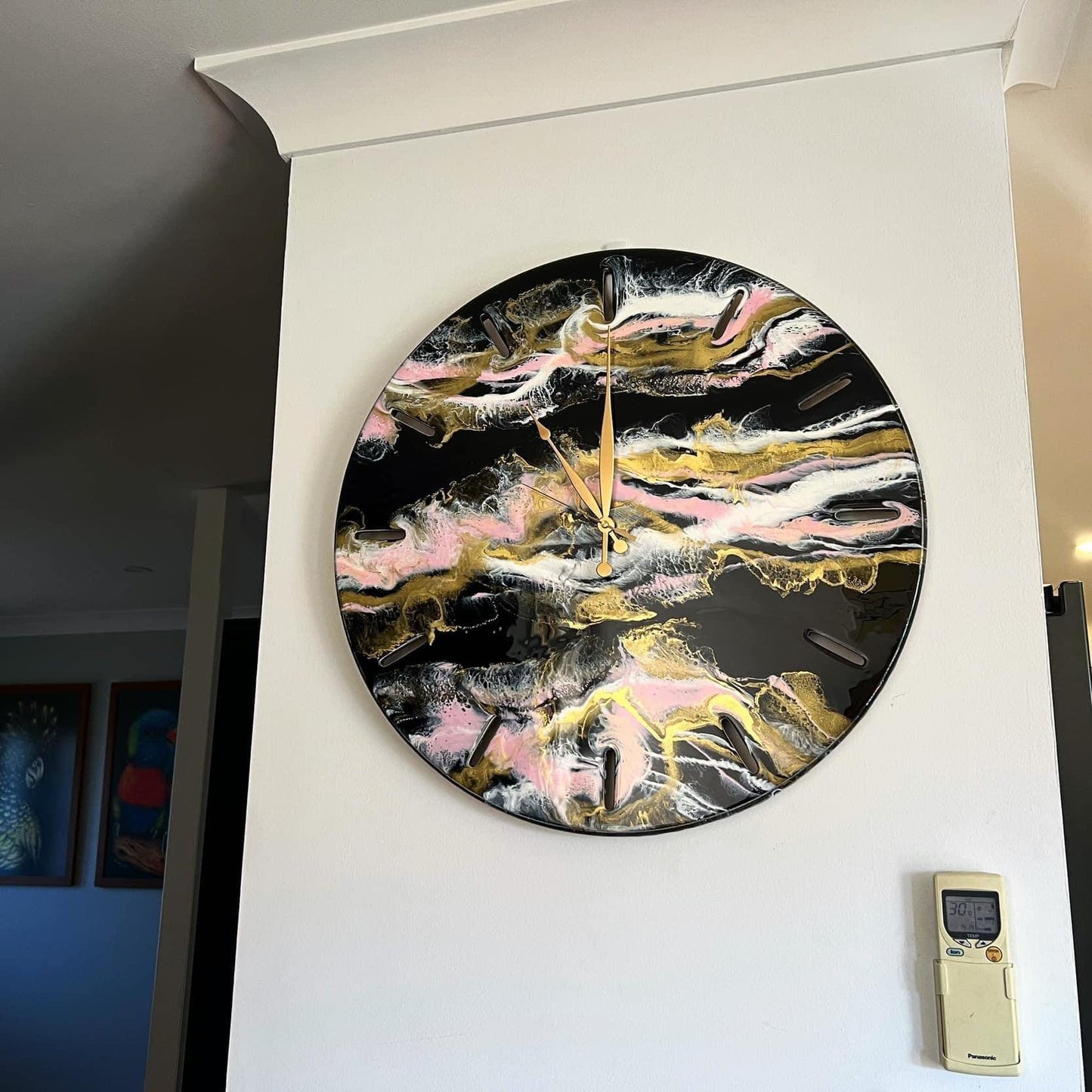 Black, Pink & Striking Gold - 60cm