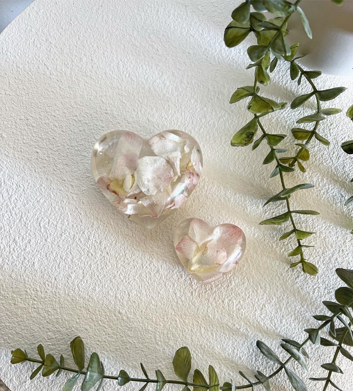 Floral Duo Heart Set for You and Mum on Mothers Day