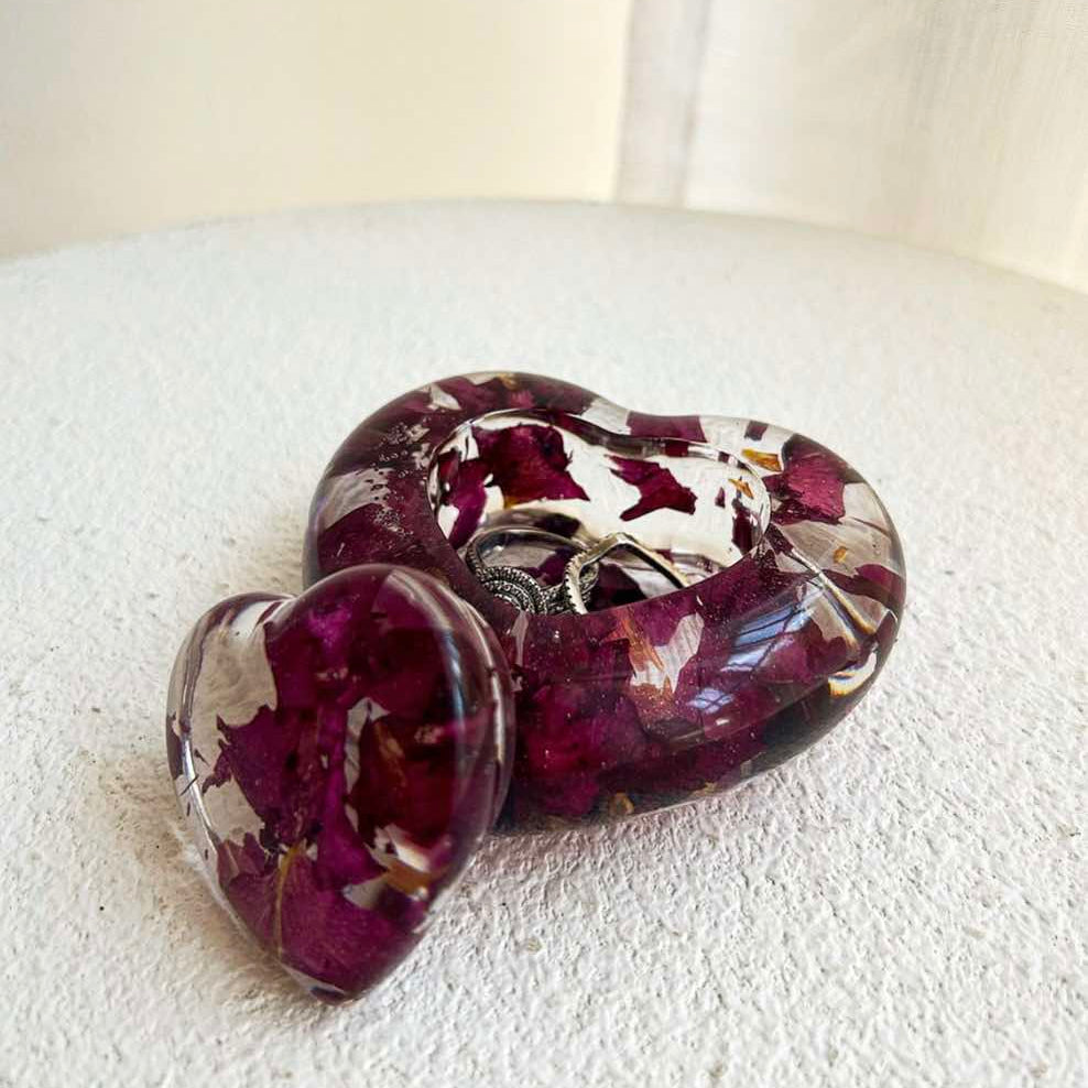Heart Shaped Ring Box