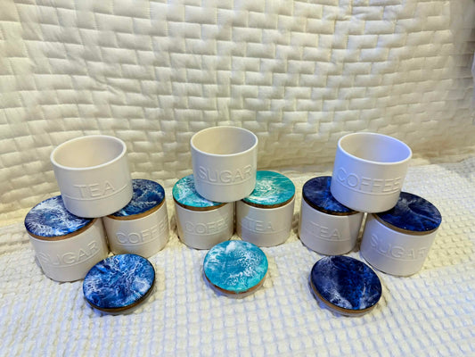 Canisters - set of 3 - Christmas