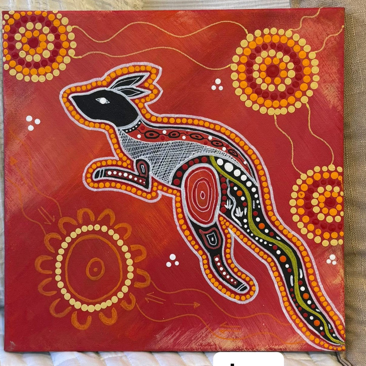 Kangaroo Aboriginal Art