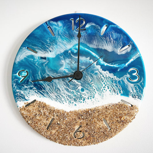 60cm  -Turquoise Ocean Clock
