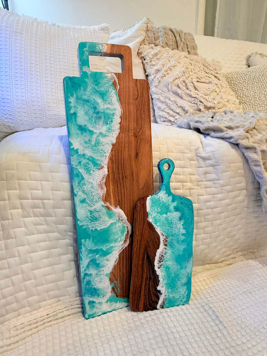 Large Long Board & Small Paddle Board- Christmas