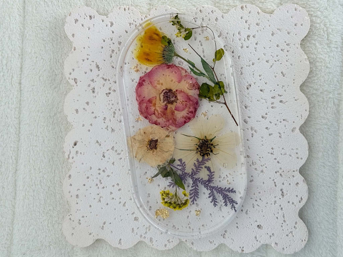 Floral Tray - C - christmas