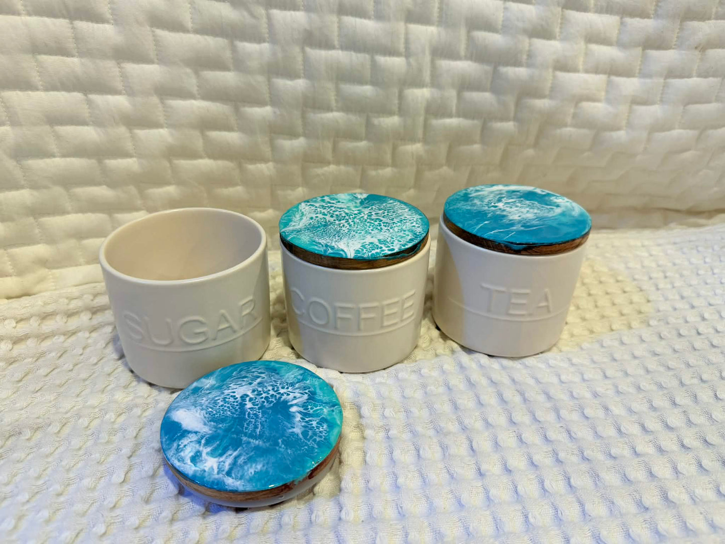 Canisters - set of 3 - Christmas
