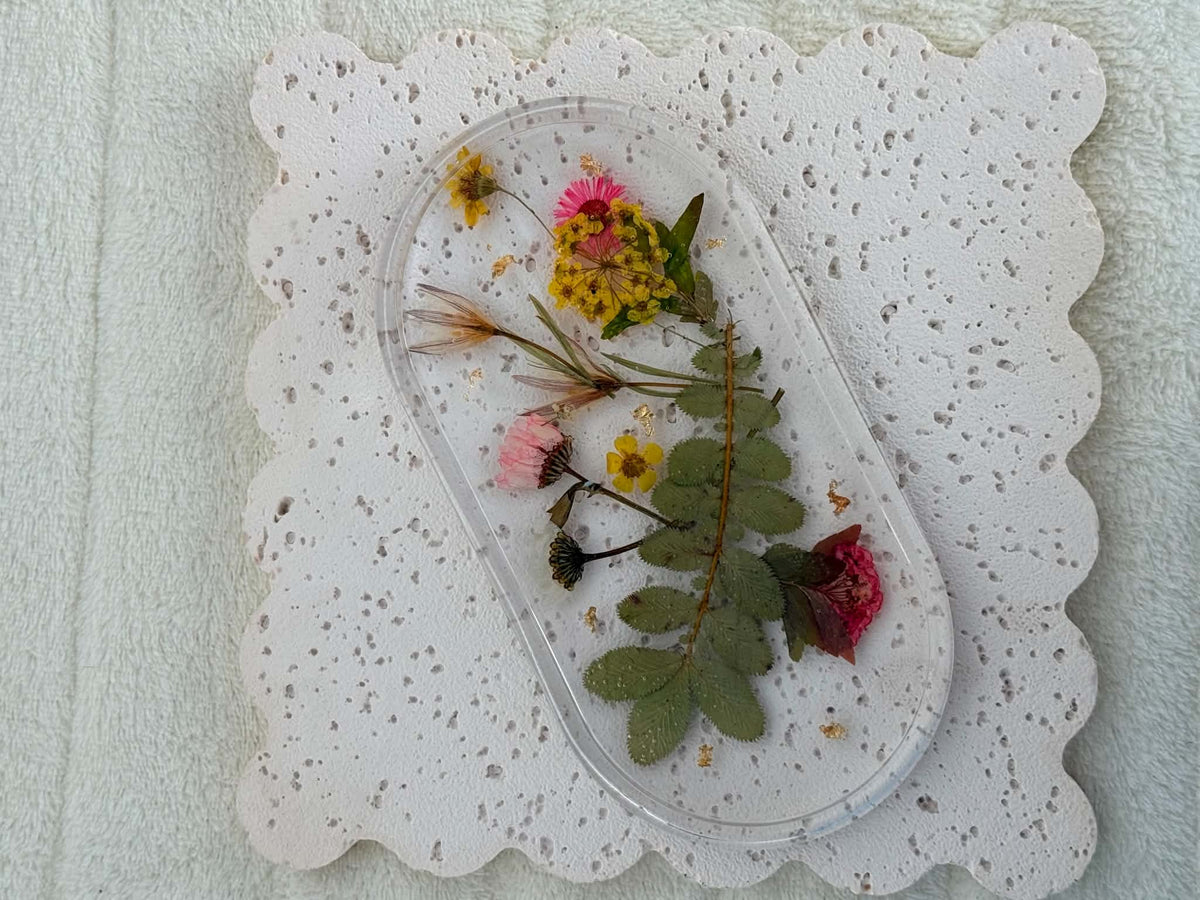 Floral Tray - F - christmas