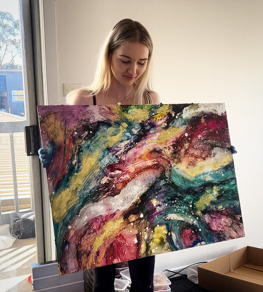 A kaleidoscope of memories - Aluminium Artwork - SOLD