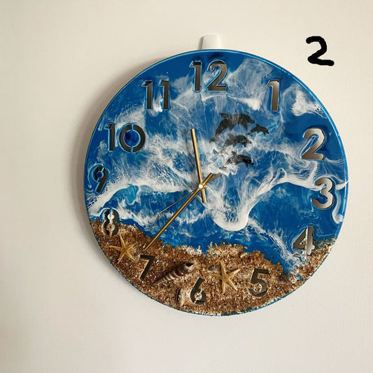40cm Ocean Clock - made to order