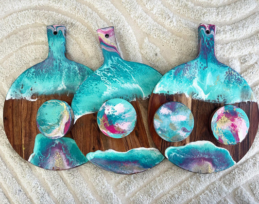 Pink and Purple Splash board