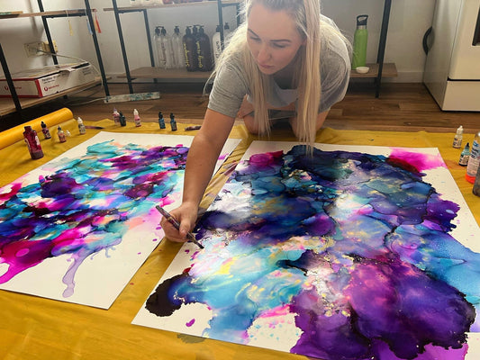 Pops of Colour - SOLD