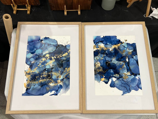 Midnight Rain set of 2 - SOLD