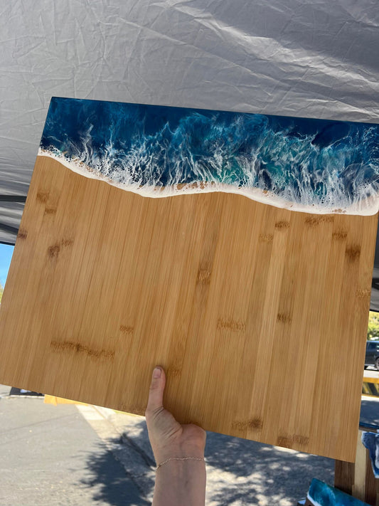 Turquoise Stove Top Board