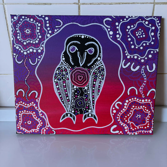 Owl - Aboriginal Art
