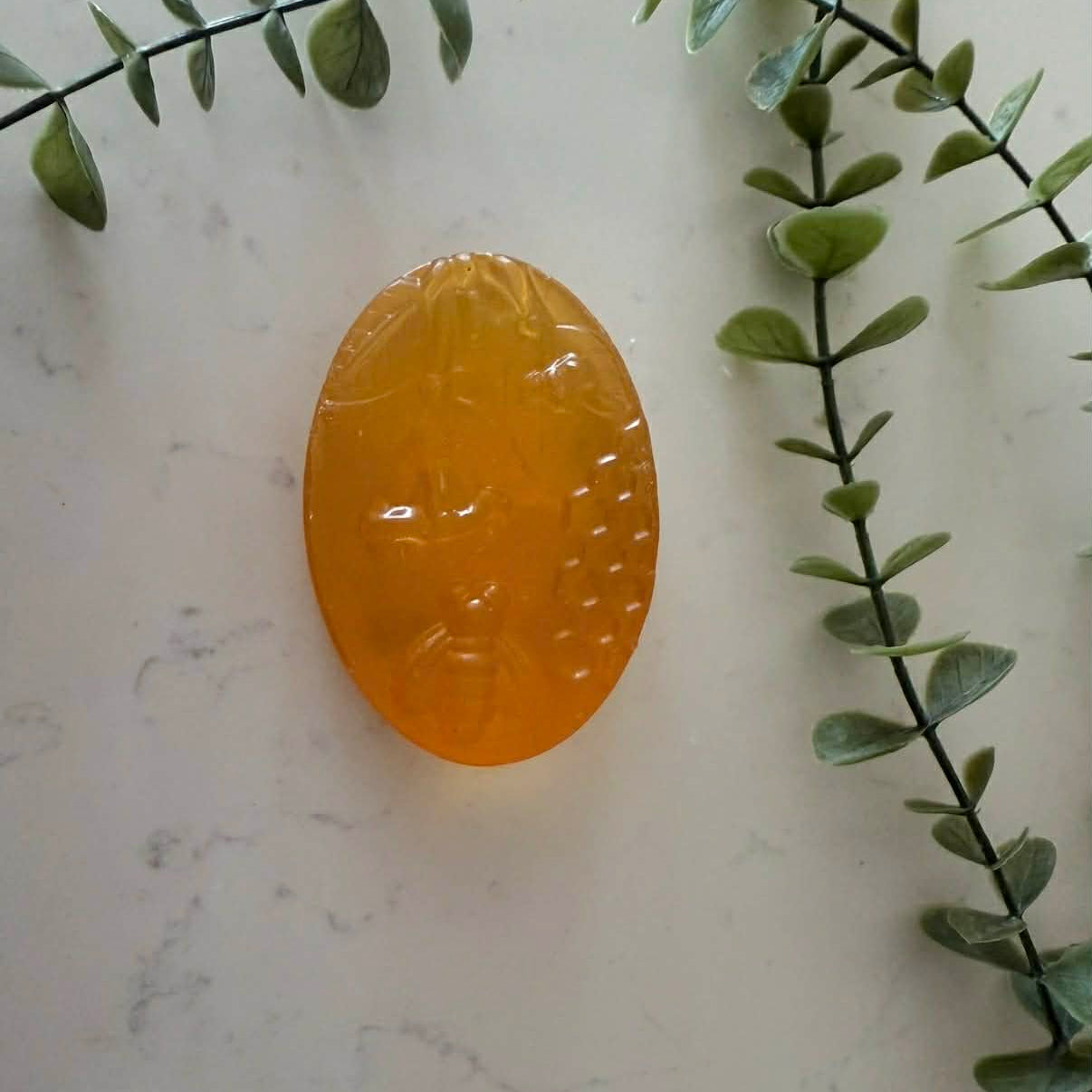 Soap with Bee Design - Hemp
