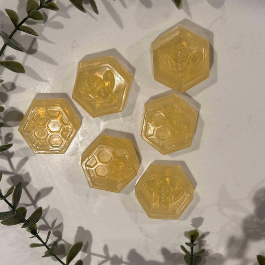 6x Mini Bee Hive Soaps HONEY