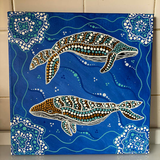 Whales - Aboriginal Art