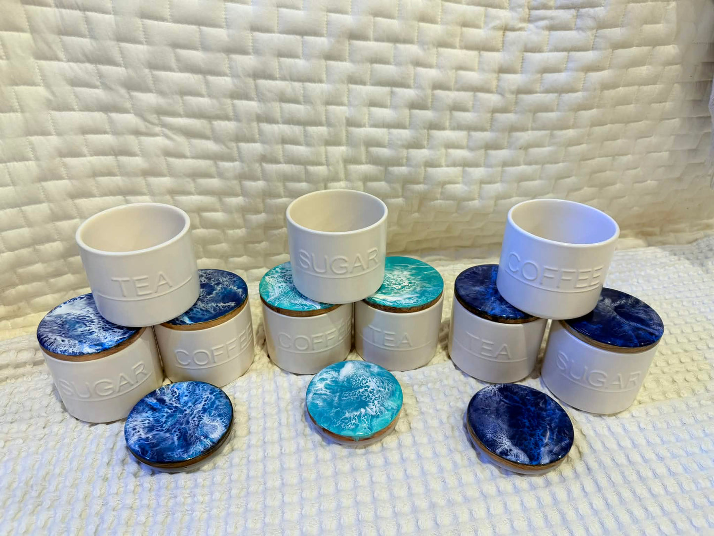 Canisters - set of 3 - Christmas