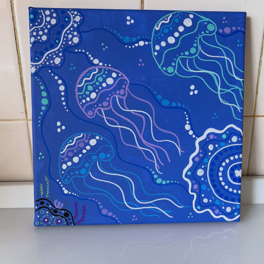 Jelly fish - Aboriginal Art