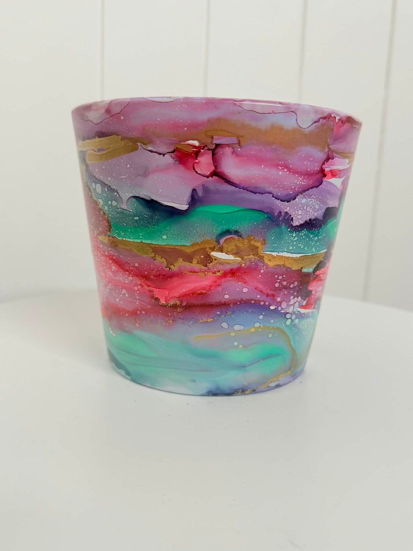 Hand painted Pot - A