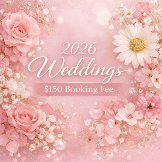 2026 WEDDING BOOKING FEE