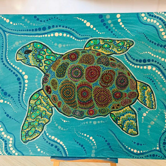 Turtle Aboriginal Art -