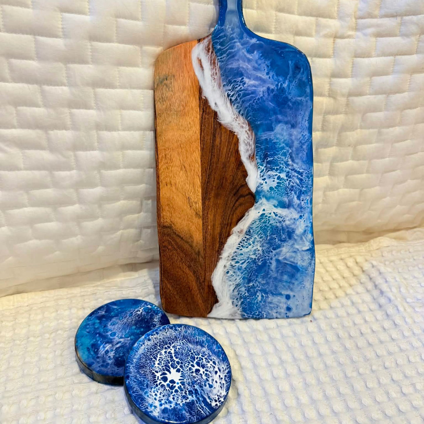 Small Paddle Board with coasters - Christmas
