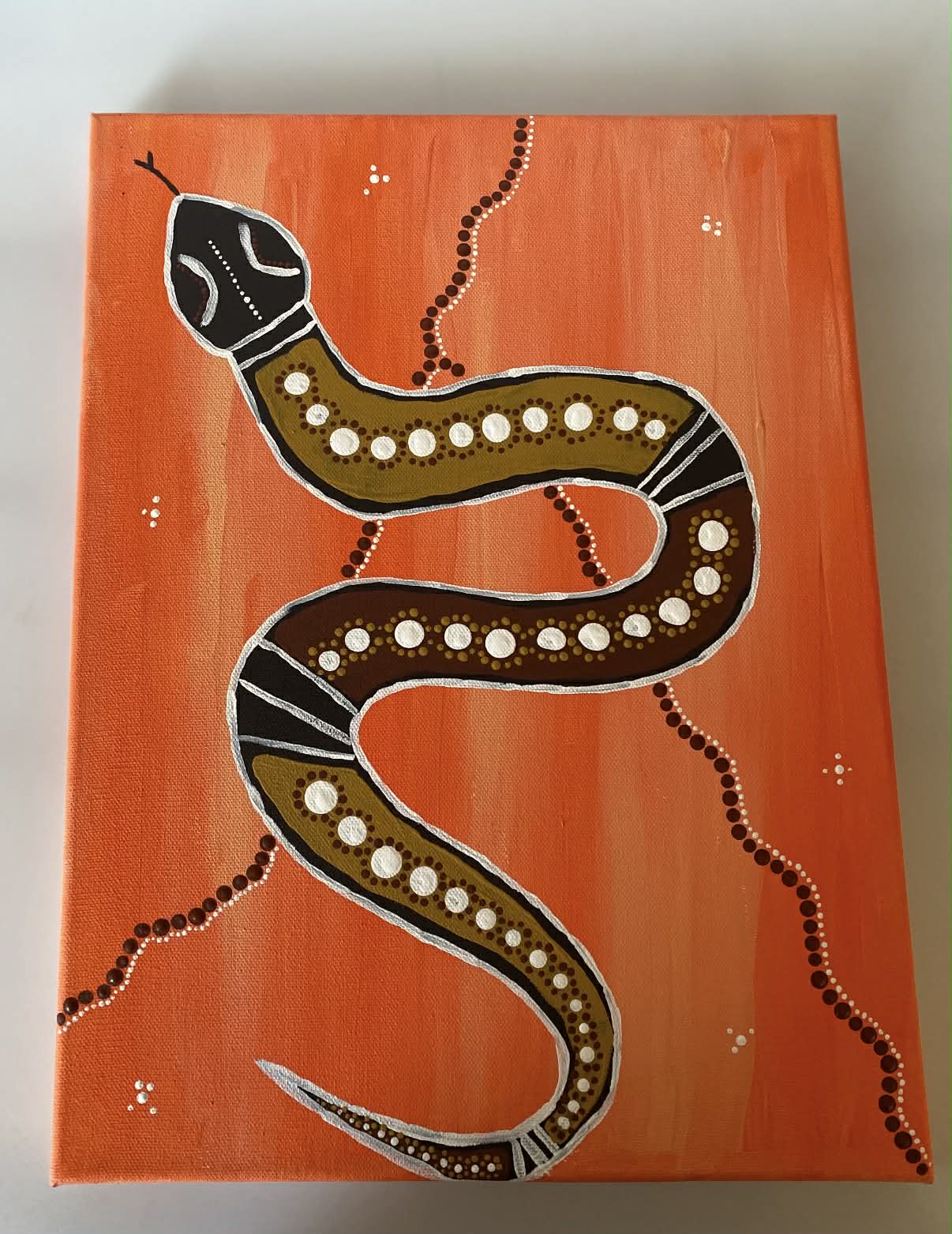 Snake  Aboriginal Art