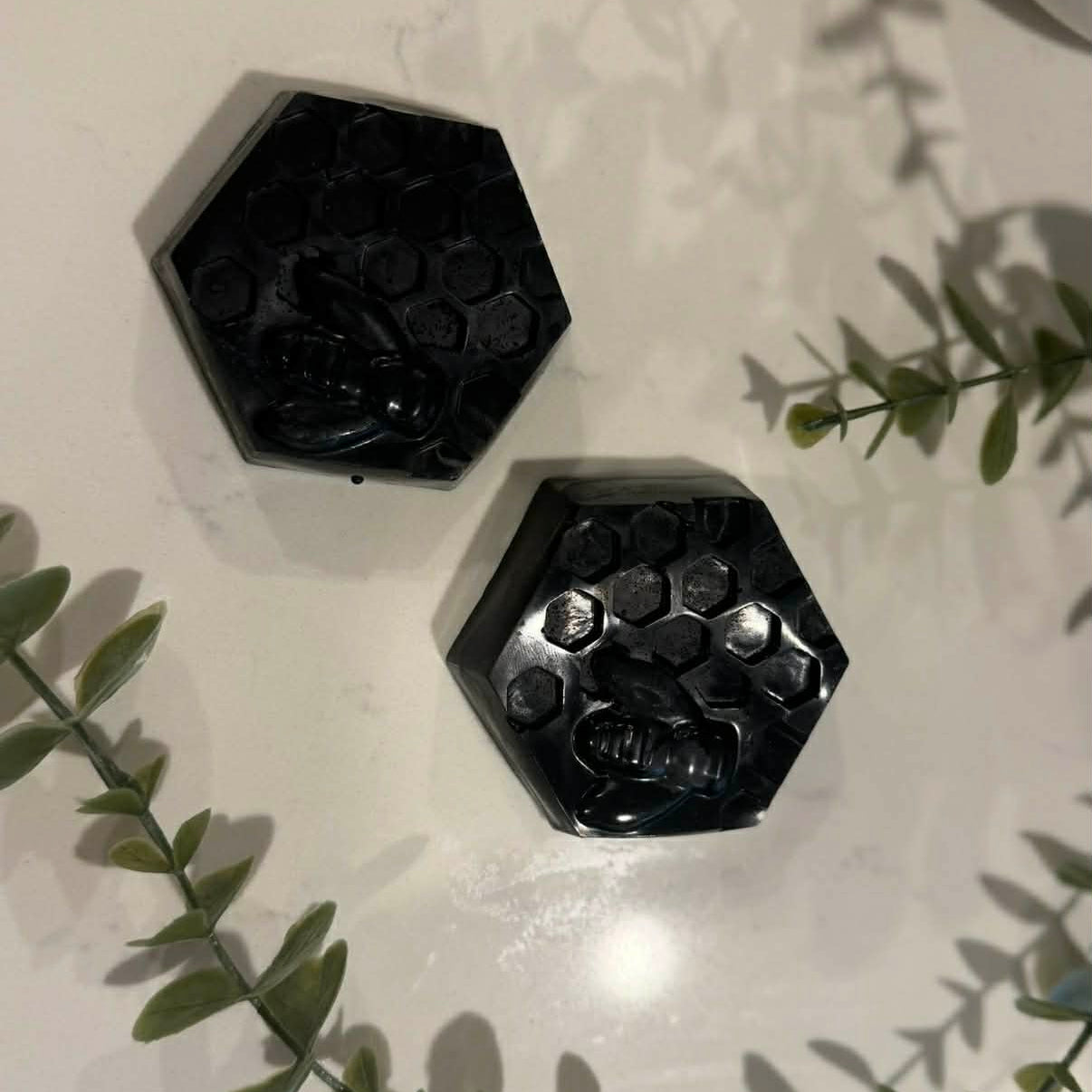 Honeycomb Bar Soap - Charcoal