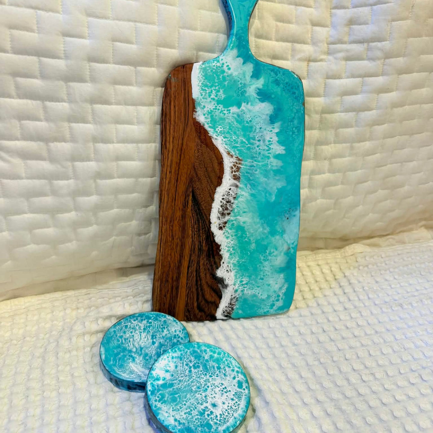 Small Paddle Board with coasters - Christmas