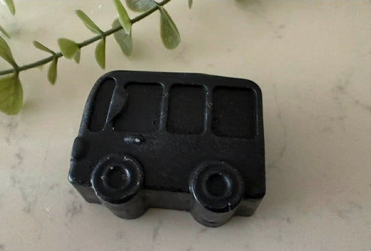 Transport Shaped soap - Charcoal