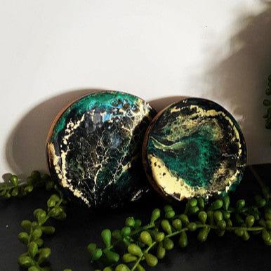 Black & Green Coasters