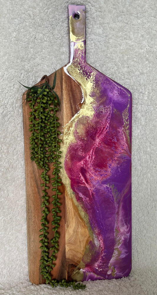 Dark purples and pinks - board