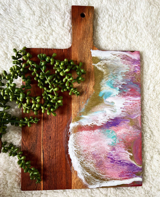 Feathery Pink board