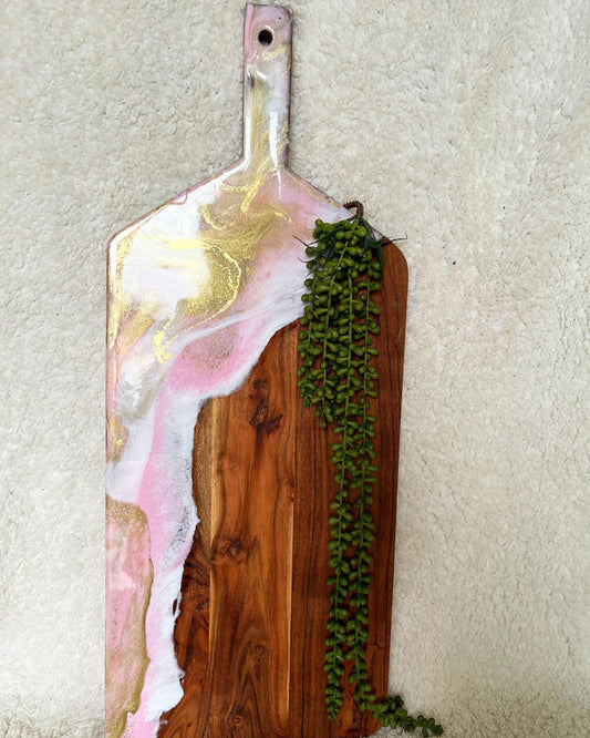 Baby Pinks & Gold - board